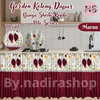 Gorden kolong Dapur cantik