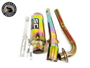 Knalpot Jupiter Vega R Supra 110/Old/lama Smash Shogun Full Bunglon