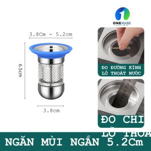 DỤNG CỤ CHỐNG MÙI CHO NHÀ VỆ SINH BẰNG INOX 304. ngăn mùi hôi chống côn trùng cho nhà tắm nhà vệ sinh. The Aone