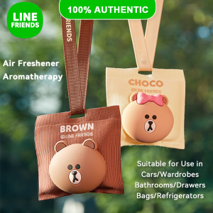 LINE FRIENDS Car Air Freshener Pendant Deodorizing Scented Paper Card for Car Home Wardrobe LFB294
