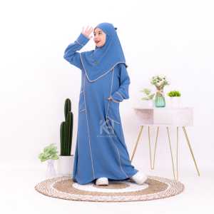 Gamis Abaya Anak Set Hijab Baju Gamis Anak Perempuan Umur 5 Sampai 13 tahun Anak Tanggung Terbaru 2024-2025