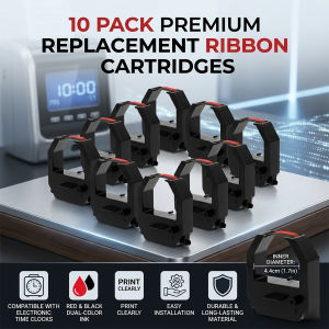 Punch Card Machine Time Recorder Digital Attendance Machine Mesin Kehadiran Time Card Needle Print Office Payroll System