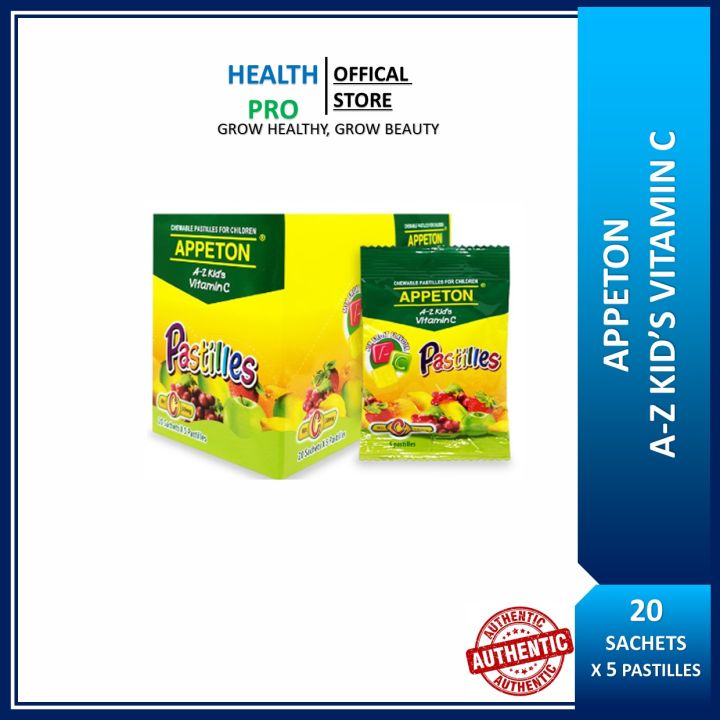 Appeton A-z Kid's Vitamin C Pastilles Chewable Vitamin C For Children 