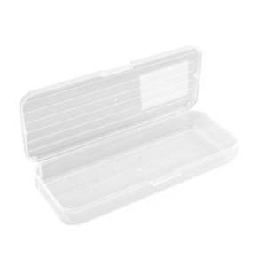 Clear Hard Pencil Case for Sketch Pencil Brush Watercolor Pencil High Capacity Pen Case Water Resistant Pencil Box