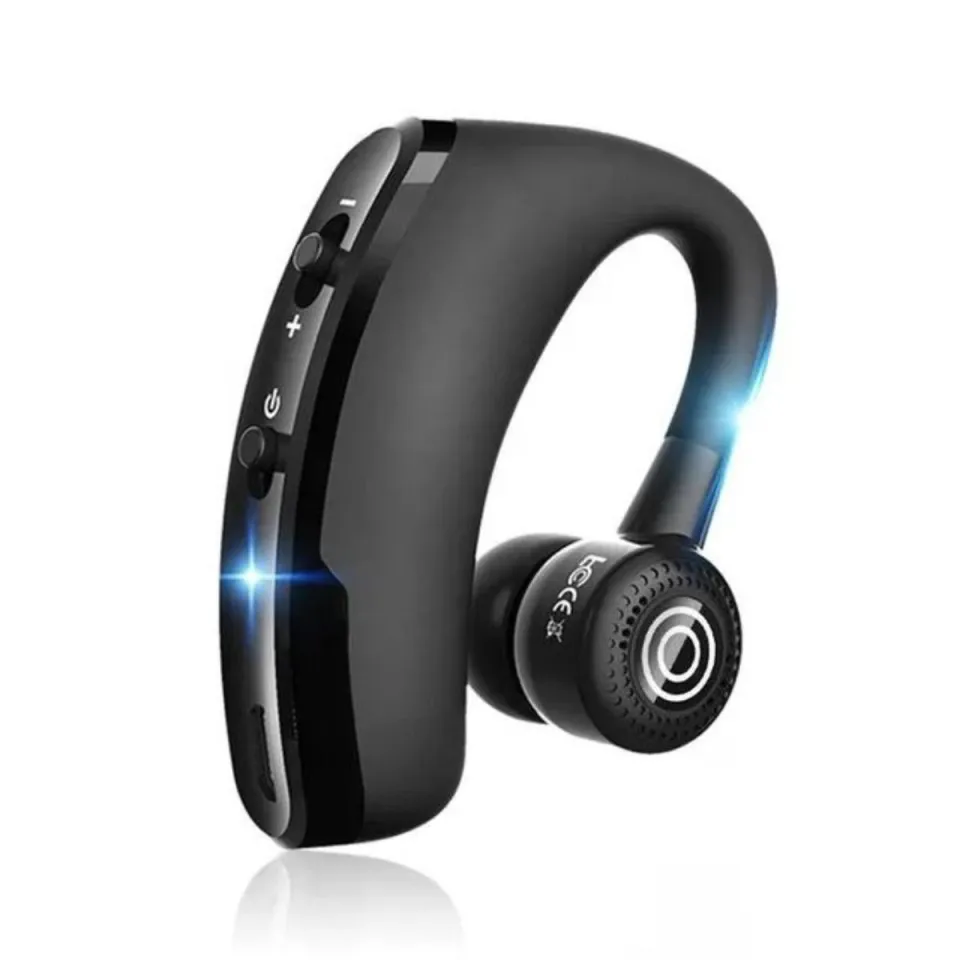 V9 Single Earphone Business Headphone Waterproof Mono Headset Outdoor HD  Call Bluetooth Wireless