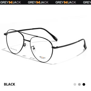 Grey Jack Kacamata Antiradiasi Blueray Alloy Model Aviator Ringan Stylish Pria Wanita Bisa Lensa Minus Antiradiasi Blueray Bluecromic 2251x
