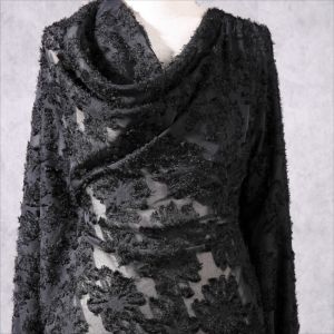 Chiffon Jacquard Fabric Daisy Micropermeable Fabric Dress Shawl Garment Making Materials TJ22539