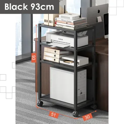 Shopata Slim Wooden Printer Table Side Table Work Table Desk CPU Stand Monitor Stand With 2/3/4/5 layer