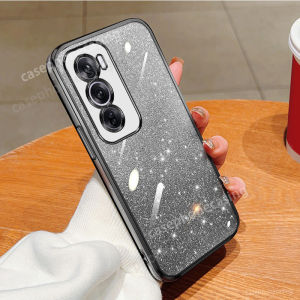 Casing For For OPPO Reno 12 11 10 Pro plus 12F 11F Reno12 12Pro 11Pro 5G 2024 Phone Case Luxury Transparent Curly Wave Hybrid Shockproof Bumper Funda Clear Shockproof Back Cover