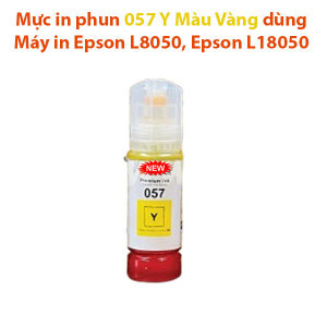 Mực nước in phun dùng cho máy in Epson L8050 / L18050/ Epson EcoTank 057– Màu in tươi sáng bền màu