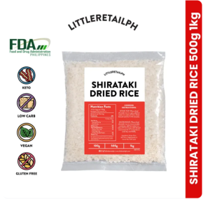 Dry / Dried Shirataki Rice 500g 1kg Konjac Keto/Low Carb Approved / skinny rice ori