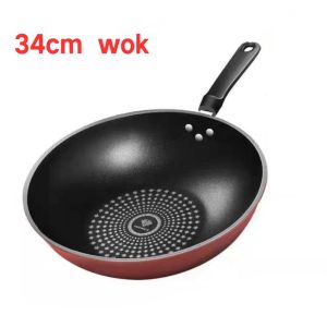 32CM/34CM Non Stick Pan Composite Diamond Coating High Quality Non Stick Kitchen Iron Frying Pan