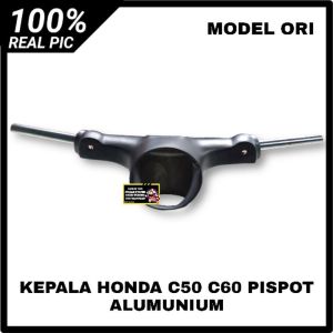 KEPALA HONDA C50 C60 BATOK HONDA C50 C60 PISPOT SET BATOK ATAS BAWAH DAN LAMPU BOHLAM LAMPU DAYMEKER BAHAN ALUMINIUM TEBAL PRESS
