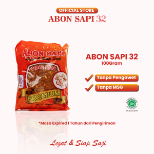 ABON SAPI 32 100GR Asli Premium Lezat Tanpa Pengawet