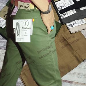 Celana panjang pria Chino Pria Celana Chinos Pria dewasa Distro Street Melar Pensil
