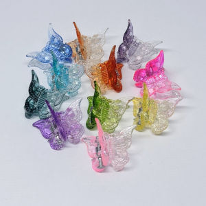 GTB Colorfull Butteryfly Haipin Jepit Rambut Mini Banyak Warna Kupu Kupu A099