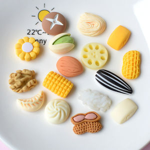 JT Garden E006 เรซิ่นอาหารจำลอง 3D (คละแบบ 10 ชิ้น)  อุปกรณ์ตกแต่ง งาน DIY แต่งเคสโทรศัพท์ งานฝีมืออื่นๆ พร้อมส่งจากไทย