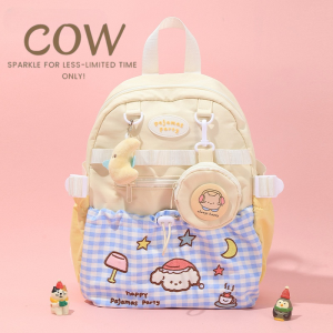 ready Bintang Ransel SMP Gaya Bintang Korea Baru Siswa Kapasitas Besar Kapasitas Backpack Tas Sekolah Tinggi Lucu LM50