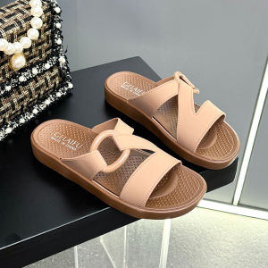 [Free Shipping] 2025 Summer New Trendy Fashionable Comfortable Durable WomenS Sandals For Outdoor Wear Classic Versatile Flat Ladies Slippers