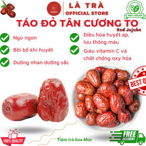 [Giá Sỉ] 1kg Detox Táo đỏ Tân Cương loại TO (SIZE ĐẠI) LÀ TRÀ nguuyên trái màu đẹp thảo mộc dưỡng nhan ngủ ngon chống oxy hóa