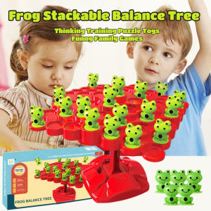 Kids Frog Stackable Balance Tree Early Development Toys Kids Learning Toys