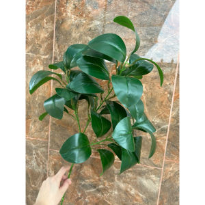 Cành Lá Chanh Giả 3D Loại 1 Cao 65cm - Lá Chanh Nhựa Trang Trí Decor Nhà Quán Cafe Backdrop