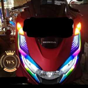 Stiker Lampu PCX 160 New Tema RGB