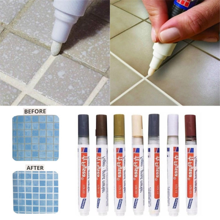 Home Decor White Tile Refill Grout Pen Tile Gap Repair Bathroom