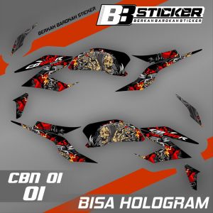 STRIPING VARIASI NEW CB - 150R FACELIFT BISA HOLOGRAM STIKER ALL NEW CB150R CBN 1