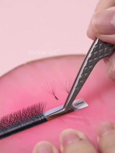 ANNAFRIS Automatic Flowering W Shape Bloom 3D 4D 5D Premade Fans Eyelash Extensions Natural Soft Faux Mink Volume Eyelash