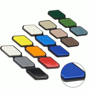 WH Tri-color 3 Grille Badge Emblem for Toyota 4Runner RAV4 Highlander