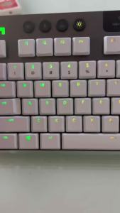 Full set of keycaps 87/109 keys compatible with G813/G815/G913/G915 TKL RGB mechanical gaming keyboard ( Black/White)