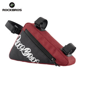 ROCKBROS Xe Đạp Túi tam giác Thời Trang An Toàn Cài Đặt chống thấm nước Trên Bền Túi hình ống Đơn Giản mở rộng MTB xe đạp đường trường Xe đạp gấp Thiết Bị