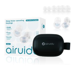 Airuidu Zen1 30db Noise Cancelling Earplugs Soft Silicone Material For Focus Travel Sleep[Fast Shipping]