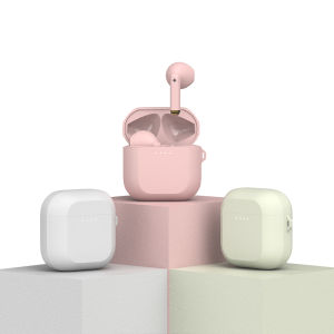 iKF Minus Wireless Earbuds Bluetooth Earphone Semi-in-ear Lightweight Mic Bass Stereo Sound 30 hours play time for iphone/Xiaomi/Huawei/OPPO