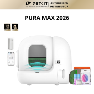 [NEW 2026] Nhà Vệ Sinh Cho Mèo Máy Vệ Sinh Cho Mèo Máy Dọn Phân Mèo Tự Động Petkit Pura Max 2026