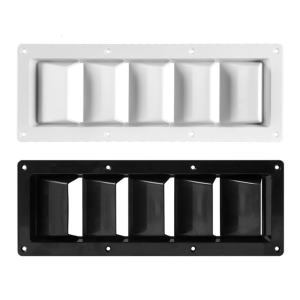 Heavy Duty Louvered Vent Grille Cover for RVs Boats Campers Easy DIY Installation Corrosion Resistant ABS Construction