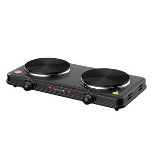 เตาไฟฟ้า 2 หัว เตาแม่เหล็กหัวคู่ เตาไฟฟ้า2หัว 2000W Double Electric Stove for cooking