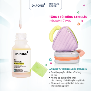 Chấm mụn 2 lớp hỗ trợ gom cồi giảm mụn Dr.PONG 6H Gentle Acne Lotion