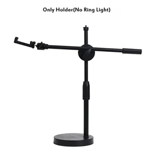 Live video shooting with 26CM LED circular light equipped with a monopod stand photography phone studio selfie light