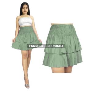 Rok dance wanita tumpuk polos bawahan