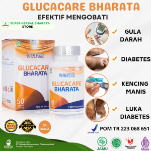 OBAT HERBAL DIABETES KENCING MANIS GULA DARAH TINGGI GLUCACARE BHARATA 100% AMPUH DAN BERKHASIAT