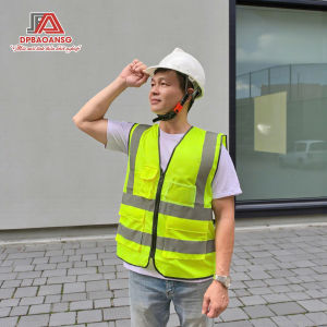 Áo GiLe Bảo Hộ Lao Động Vải Dù Phối Lưới 2 Lớp cho Kĩ Sư Xây Dựng Công Nhân Tại Công Trường Khóa cài Chốt Đảm Bảo An Toàn (Sỉ Lẻ)