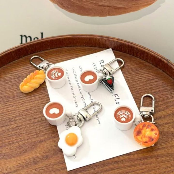 LIAOYING dành cho quà tặng ba lô trường học Móc khóa cốc cà phê mini ...