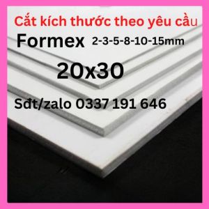 Tấm bìa formex cứng đẹp { kích thước 20cm x 30cm} chuyên dùng làm mô hình đồ handmad trang trí.