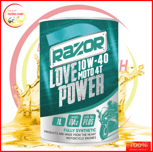 Nhớt Razor Love Power 4T 10W40 SN Plus tổng hợp 100% dành cho xe số tay côn xe ga