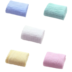 Sang Trọng Cotton Bé Khăn tắm siêu thấm Cho Trẻ Em Thoải Mái Một Lớp chăn trẻ em Cho Trẻ Sơ Sinh
