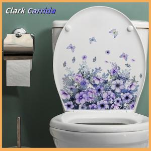 [Clark Carrida] Khác Nhau Màu Xanh Lá Cây Cây Hoa Tường Nhãn Dán Phòng Tắm Nhà Vệ Sinh Trang Trí Nội Thất Decals Phòng Khách Tủ Trang Trí Nội Thất Tự Dính Bức Tranh Tường