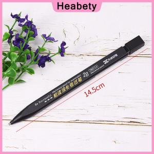 Heabety  Thick Flat Head Mechanical Pencil Drawing 2B with Refills Pencil Office Supplies Writing Automatic Office School Supplies