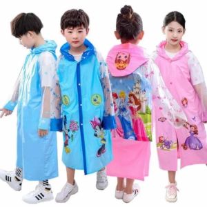 Cartoon waterproof childrens raincoat kids Raincoat high quality poncho